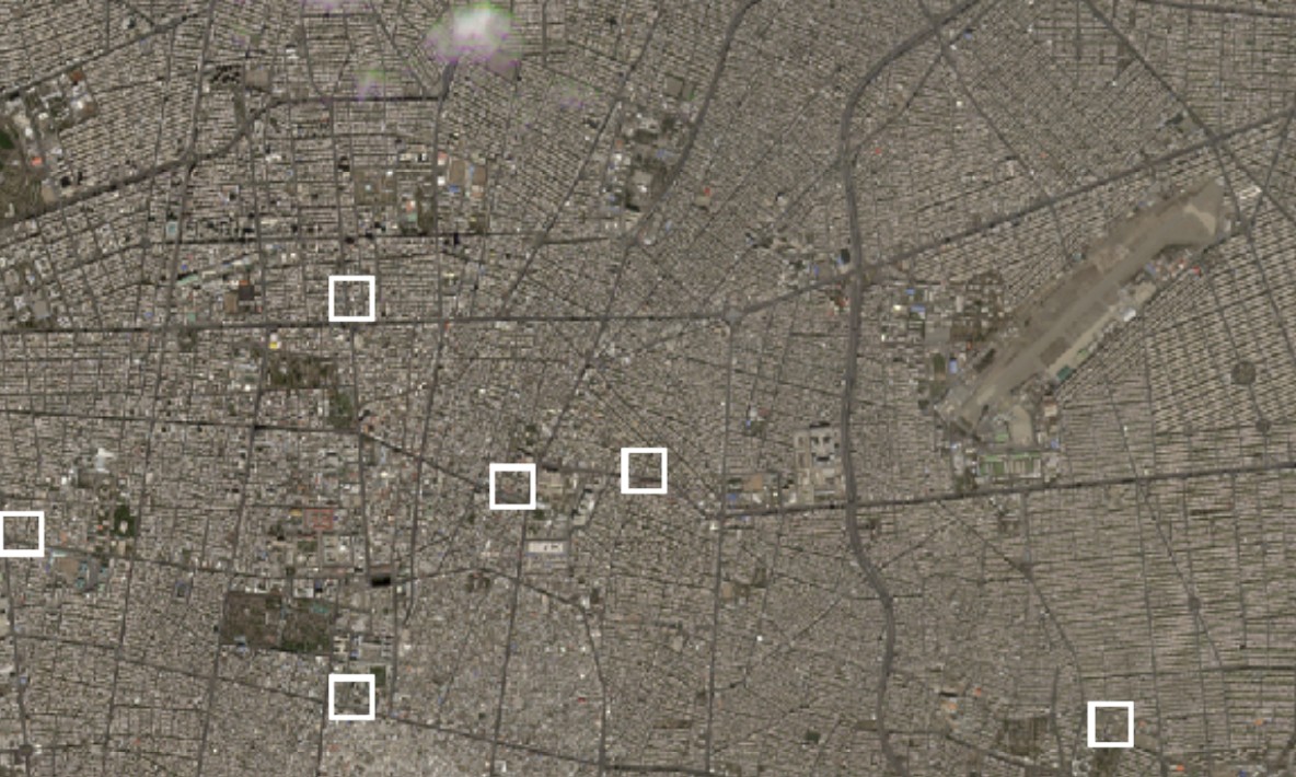 Bellingcat: Overview of police station strikes across Tehran