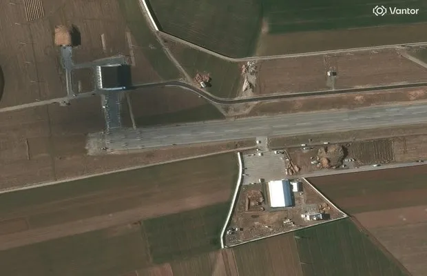 Choqa Balk drone base — BEFORE strike