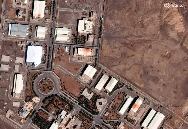 Natanz nuclear facility BEFORE Phase 3 strikes — operating at near-full capacity; IAEA documented 90%-enriched uranium production here