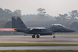 F-15E at RAF Lakenheath — 'Safe and sound': WSO recovered from mountain crevice after 36-hour evasion; both pilot and WSO returned to duty within 72 hours