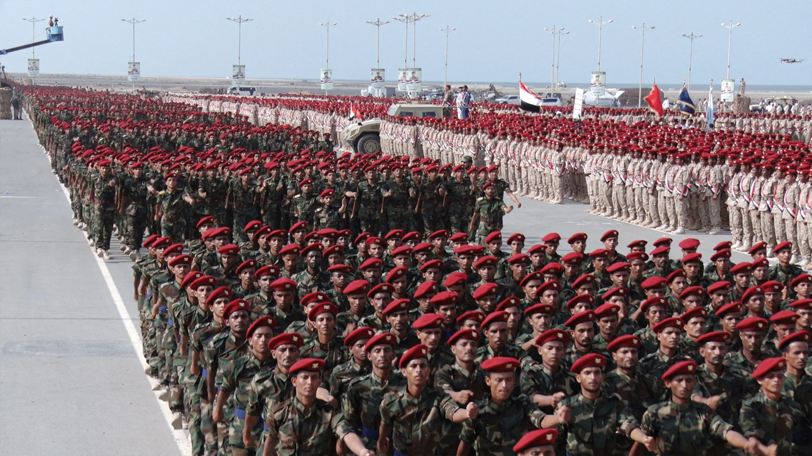 Houthi military forces March 28 — IRGC-trained personnel formally re-enter war alongside Iran; Palestine-2 hypersonic missiles launched at Ben Gurion Airport and Ashdod