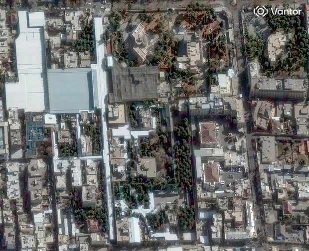 Khamenei compound satellite baseline — BEFORE, Feb 1 reference