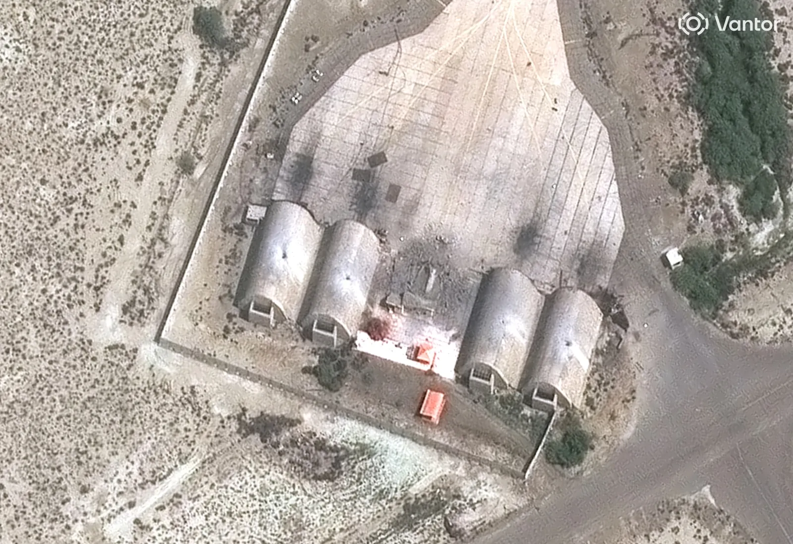 Iranian air base hardened shelters destroyed — Day 25 consolidation eliminates Iran's last operational fixed-wing aircraft; CENTCOM declares air supremacy