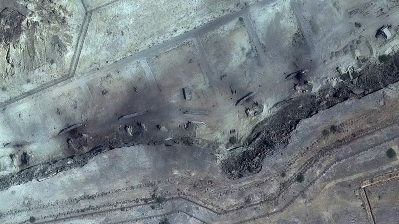 Konarak naval base — destroyed bunkers, Mar 1
