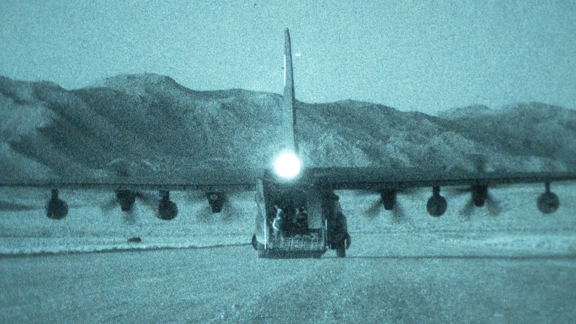 MC-130J Commando II — special operations infiltration aircraft that inserted SOF team for F-15E crew recovery Operation Razor's Edge; flying low over Iranian terrain