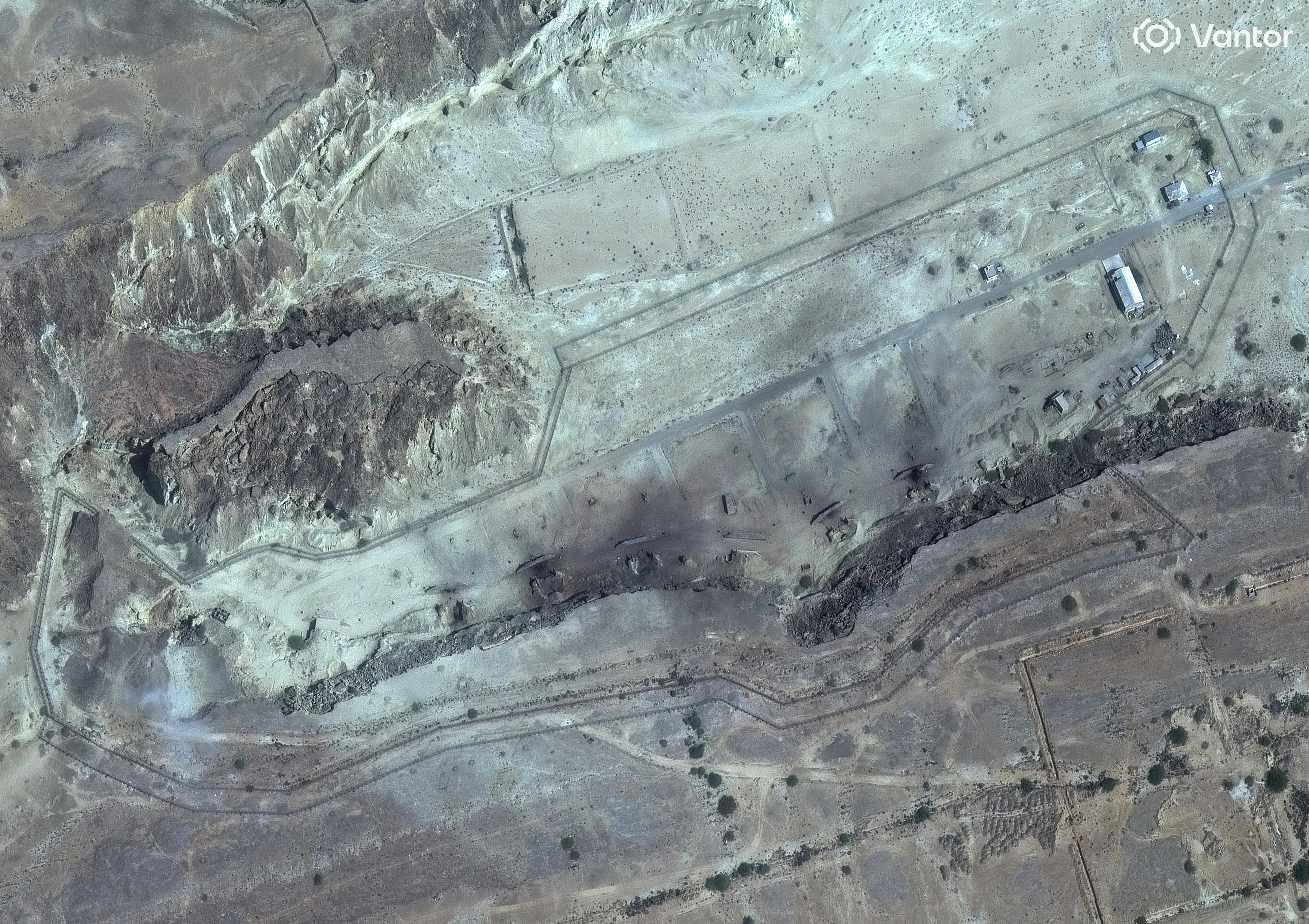 Konarak bunker complex — Iranian Air Force fighters sheltered here are eliminated; F-4 Phantoms (acquired 1968-1979) destroyed in their shelters