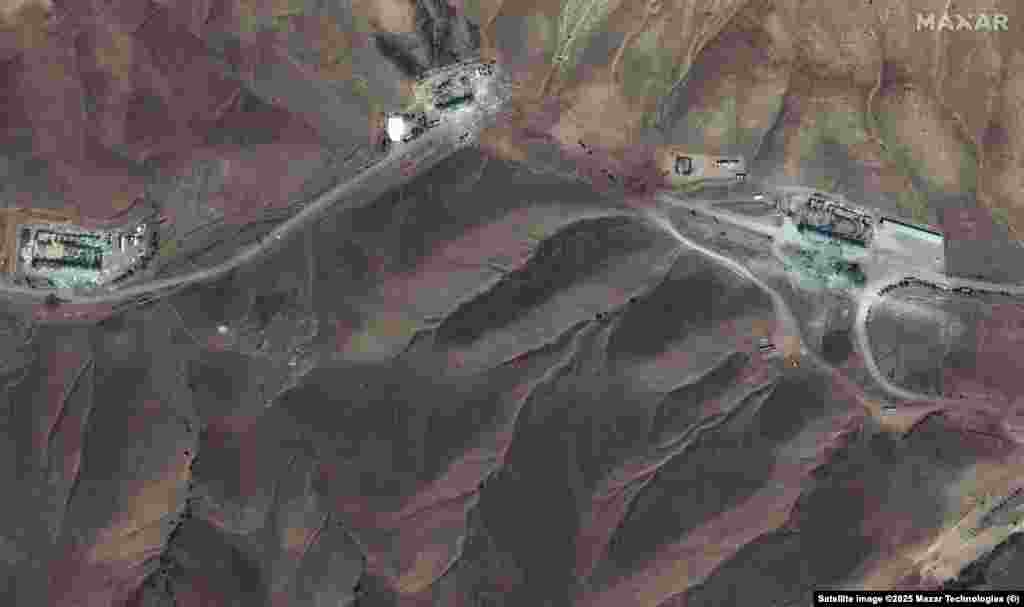 2025 Iranian nuclear storage site — AFTER strike, destroyed