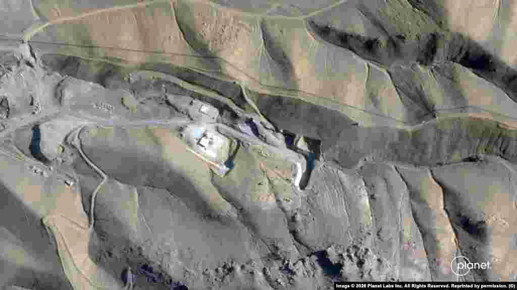Iranian missile base — BEFORE Israeli strike