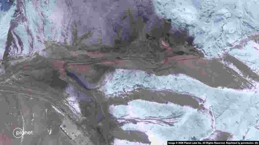 Tabriz site 6 days after — damage assessment