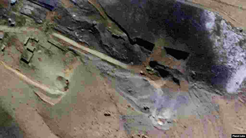 Fordow tunnel — AFTER strike, collapsed