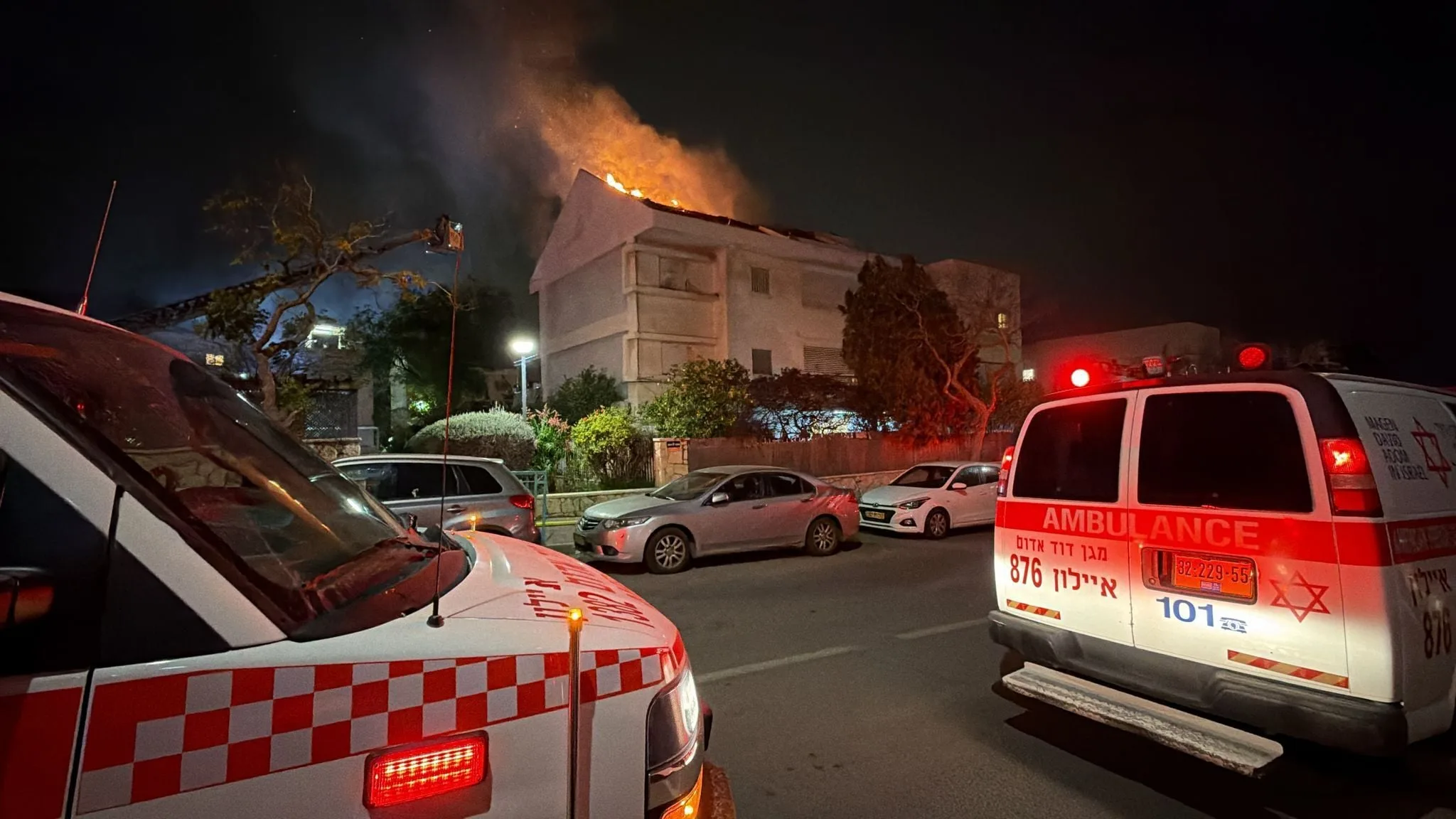 Air raid sirens across central Israel, Jerusalem, and the north during Iran's 8th barrage