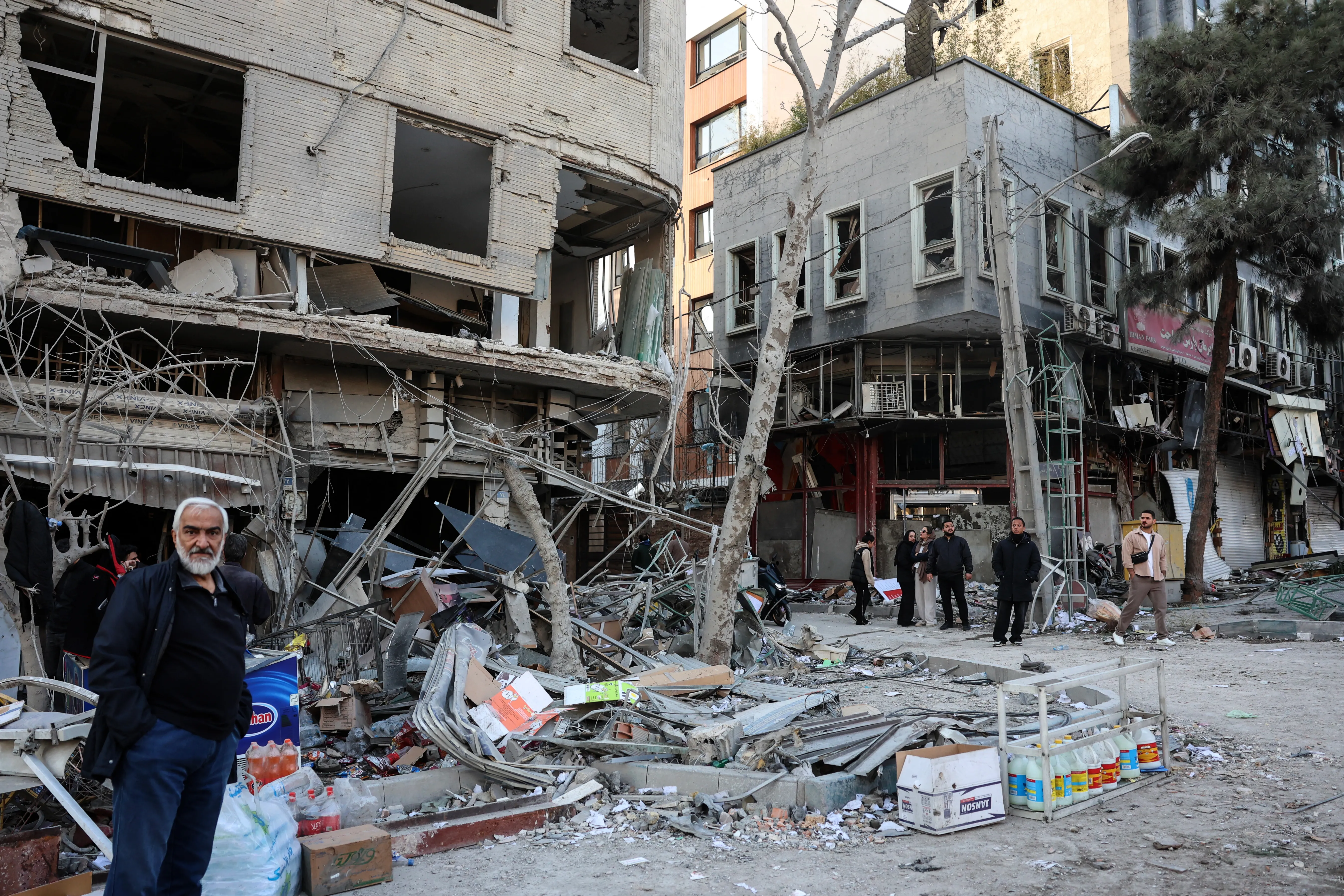 AFP coverage of western Tehran destruction on Day 7 — 48 killed as air supremacy is consolidated over Iranian territory for the first time
