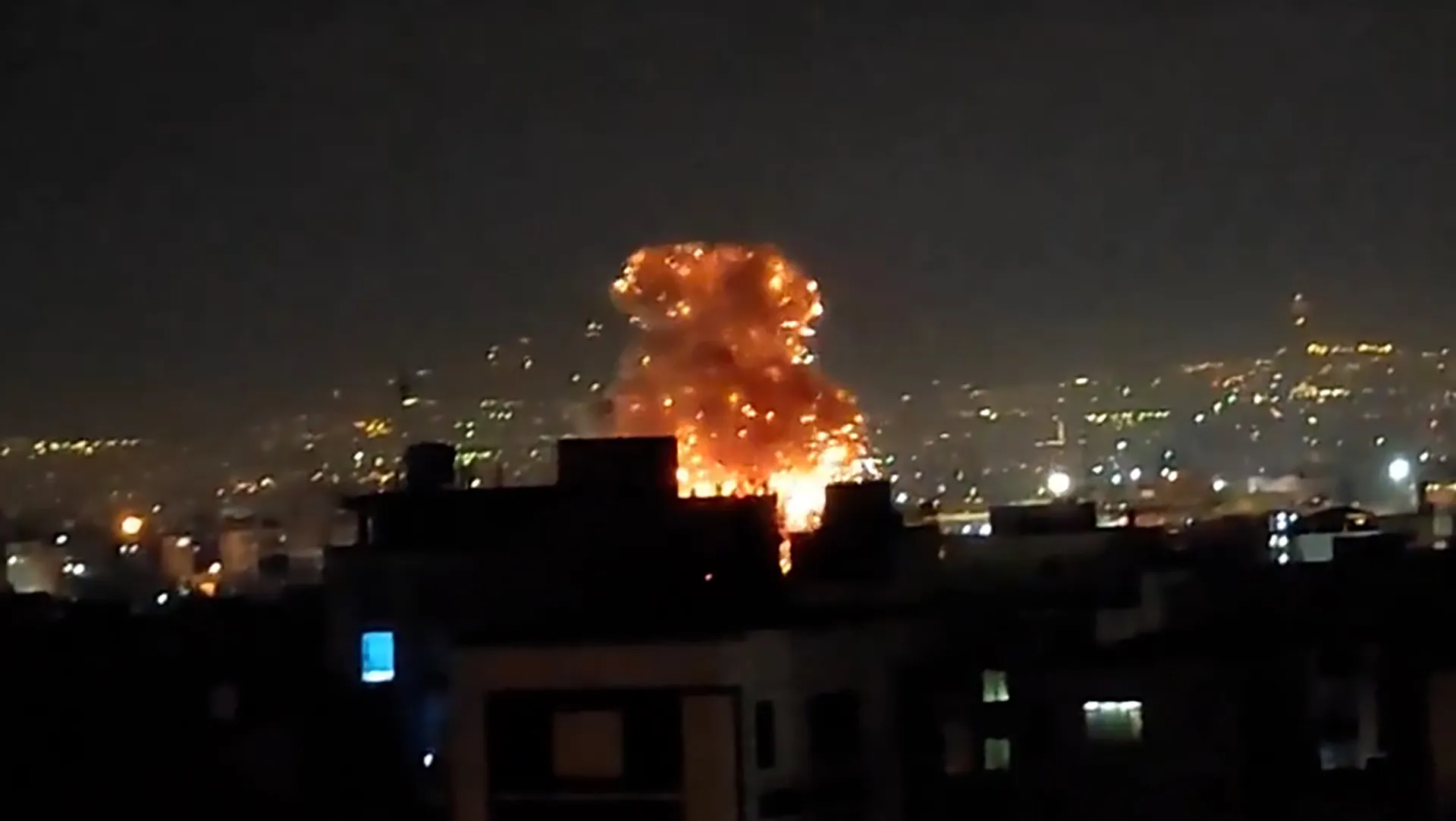Tehran fuel depots ablaze — toxic smoke forces school closures across the capital, Day 11