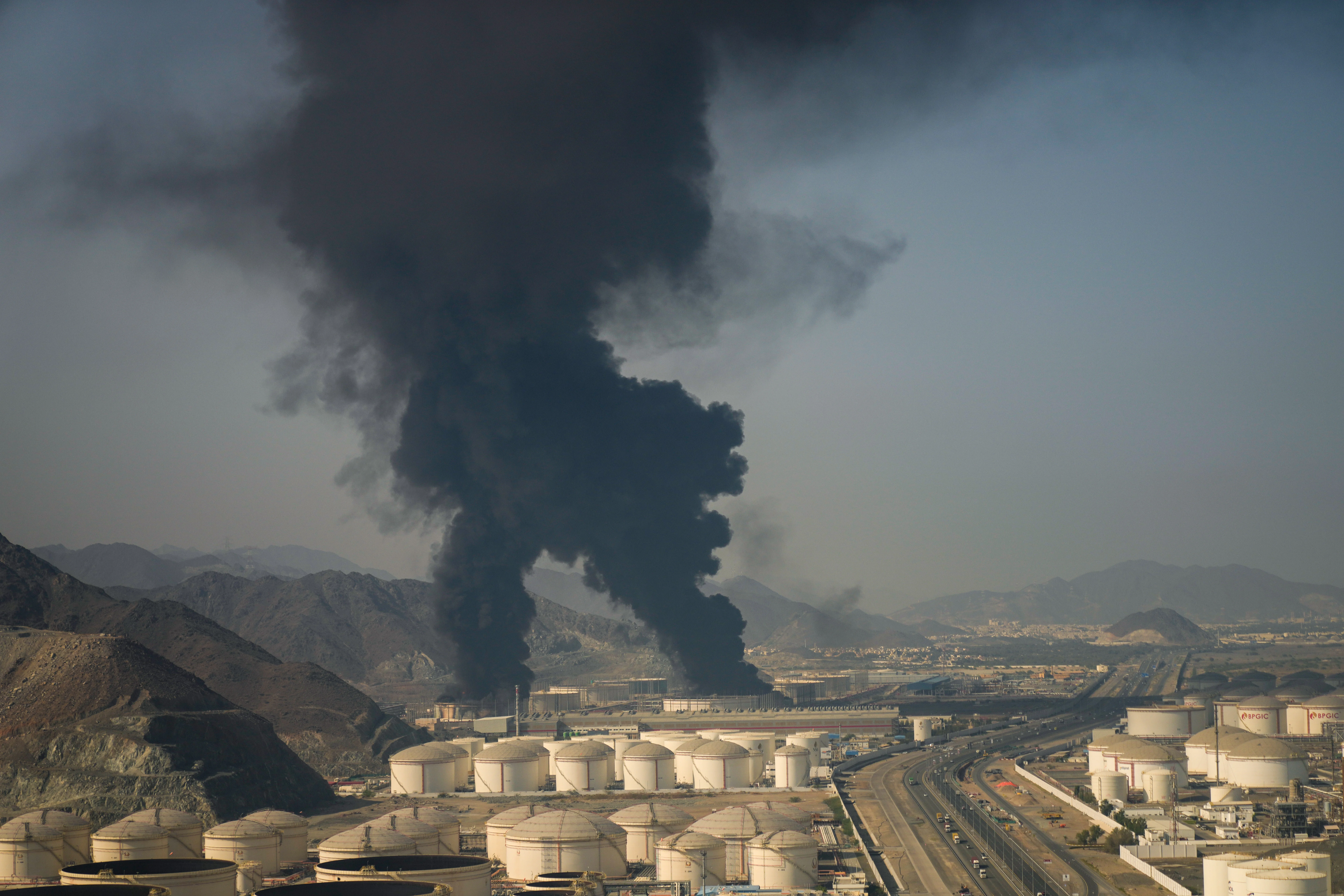 UAE Ruwais refinery fire — Iran's Shahed-238 drone penetrates UAE air defenses; LNG train partially damaged; Abu Dhabi crude stabilization halted 18 hours