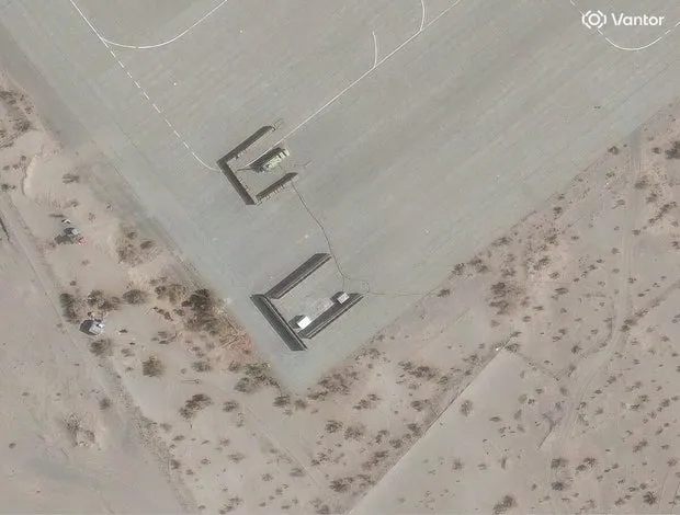 Zahedan airbase radar installation — BEFORE strike